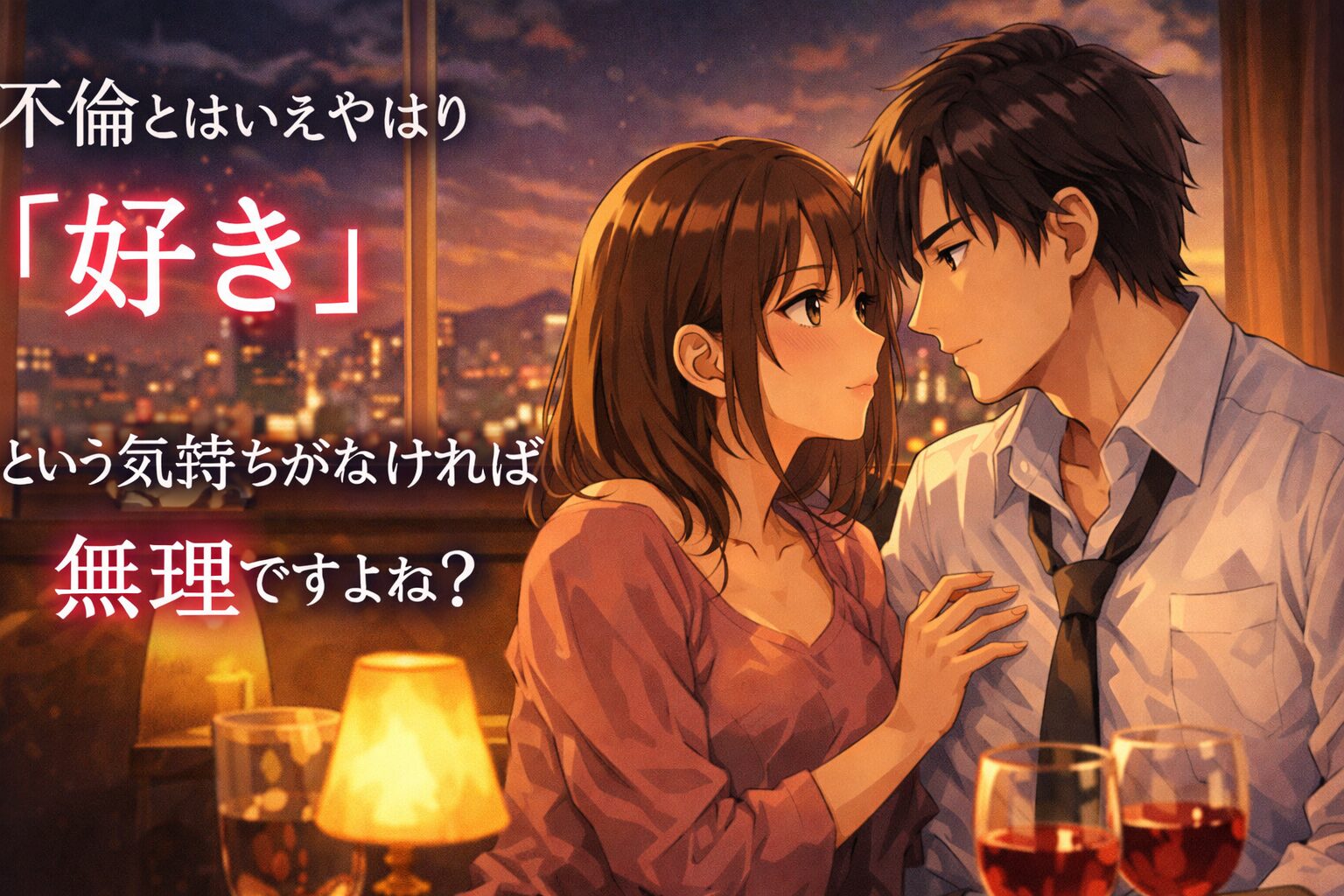 Q.不倫とはいえやはり「好き」という気持ちがなければ無理ですよね？