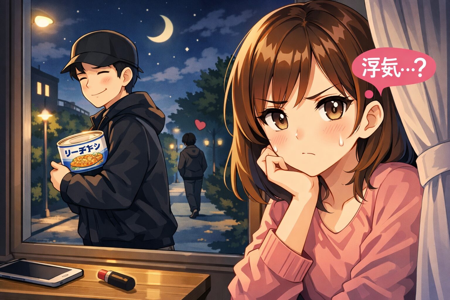 Q.夫がシーチキンを抱えて夜な夜な散歩に出掛けています。浮気でしょうか？