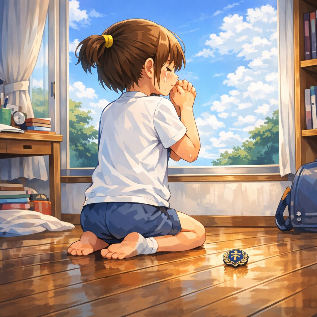 投稿.振り向いたら 真後ろの床にポツンと落っこちてました。