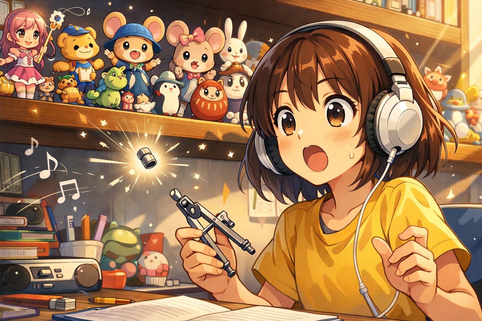 Q.前の棚からその部品がコロンって…